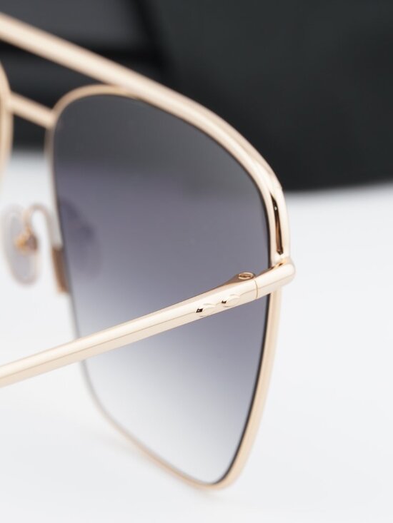Isabel Marant IM 0118/S 0000 9O Square Sunglasses - Gold / Grey main image 11